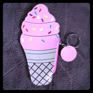 Cutest ice cream 🍦 bag charm wallet pinup girl